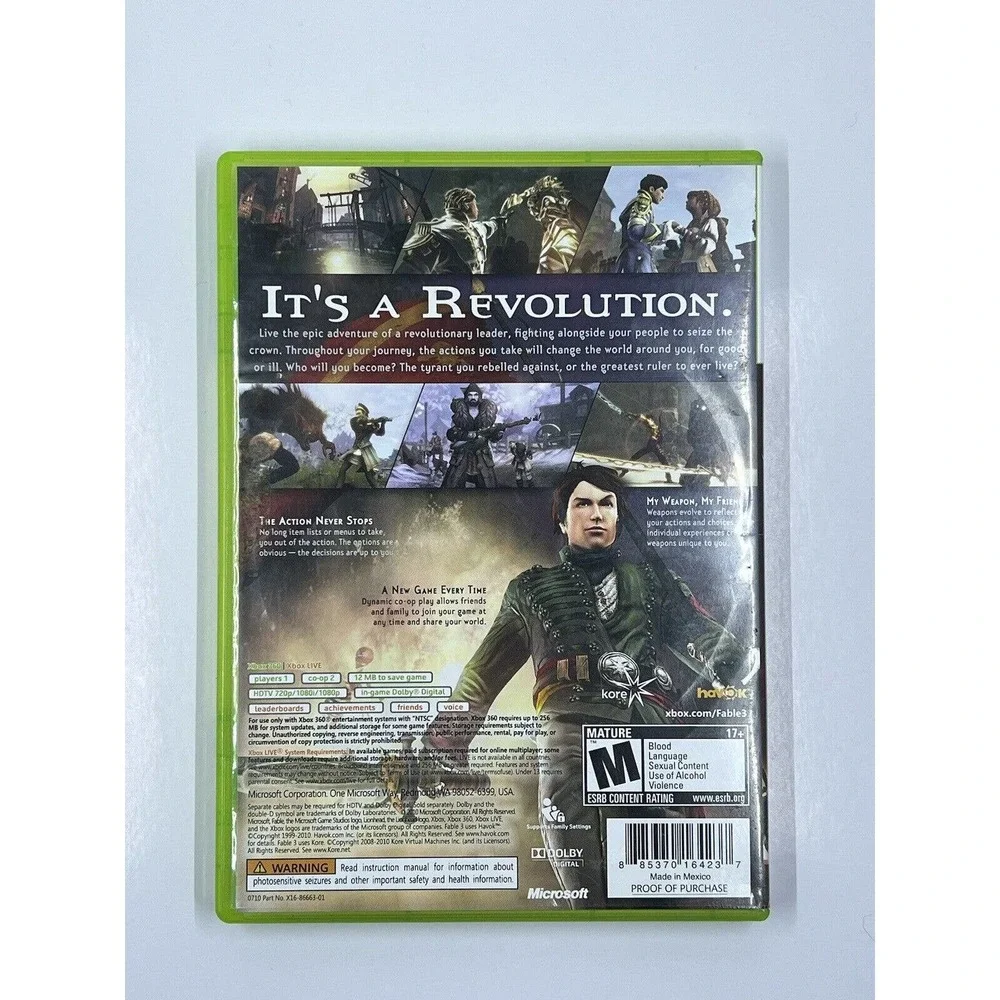 Fable III Microsoft Xbox 360 Tested Fast Ship Complete
